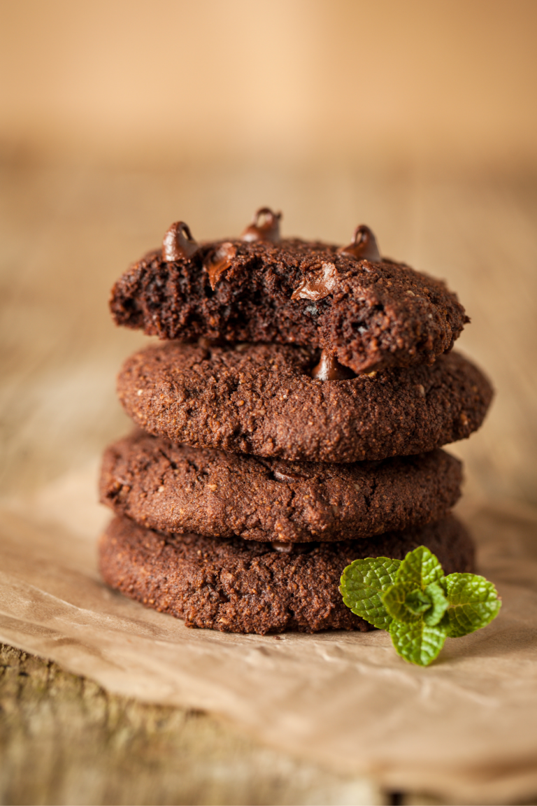 Chewy Double Chocolate Chip Cookies