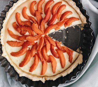 Roasted Peach Tart