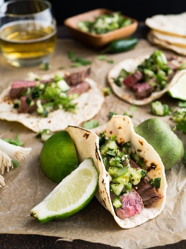 Steak Avocado Soft Tacos